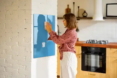 Tørreslette magnetisk board Lyseblå