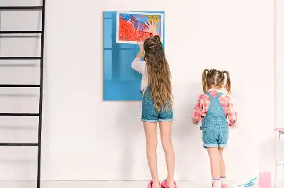 Tørreslette magnetisk board Lyseblå