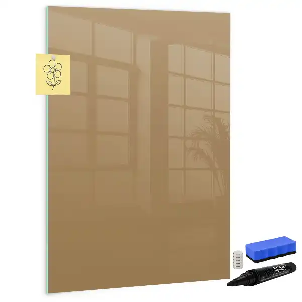 Magnetisk tørresletteboard i farven mørkebeige