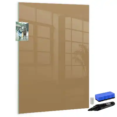 Magnetisk tørresletteboard i farven mørkebeige