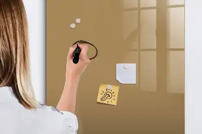 Magnetisk tørresletteboard i farven mørkebeige