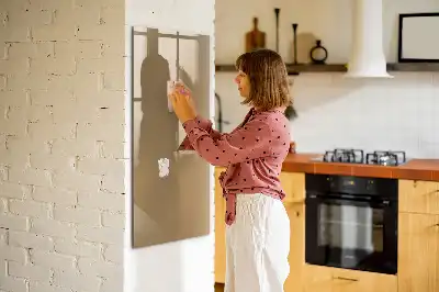 Magnetisk tørresletteboard i farven mørkebeige