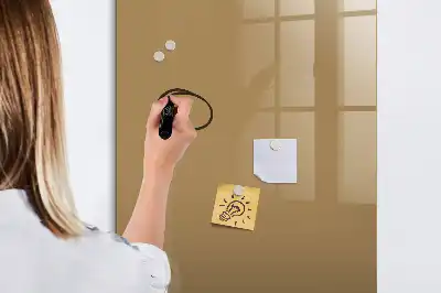 Magnetisk tørresletteboard i farven mørkebeige