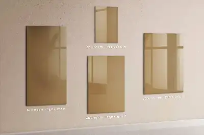 Magnetisk tørresletteboard i farven mørkebeige