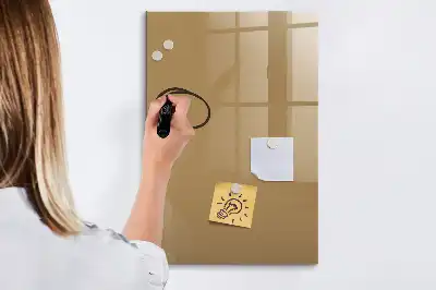 Magnetisk tørresletteboard i farven mørkebeige