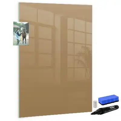 Magnetisk tørresletteboard i farven mørkebeige