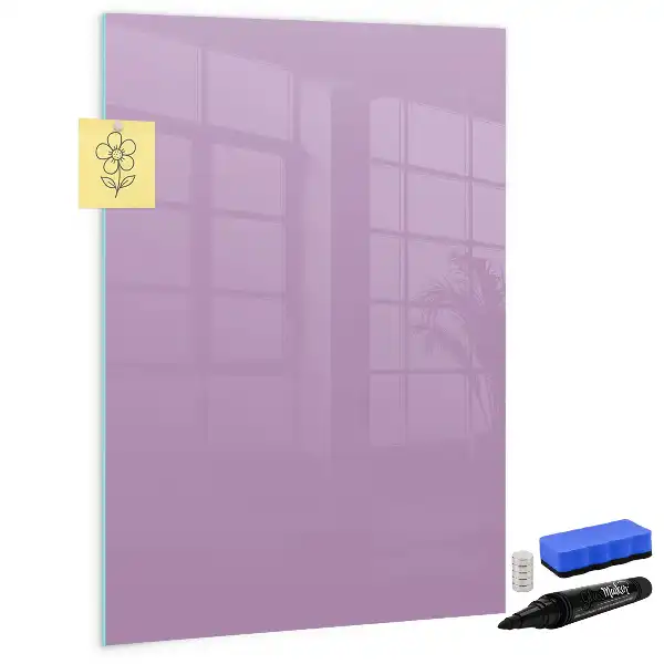 Tørreslette magnetisk board Lilla