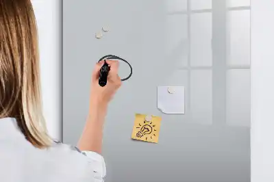 Magnetisk tørresletteboard i lysegrå