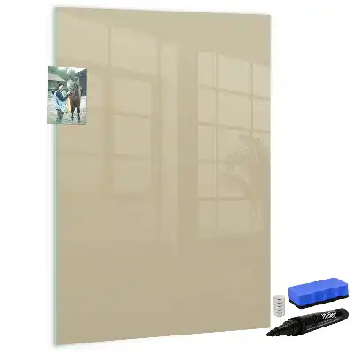 Magnetisk whiteboard i beige