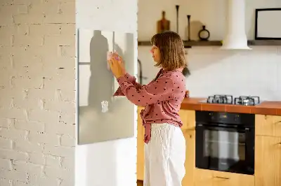 Magnetisk whiteboard i beige