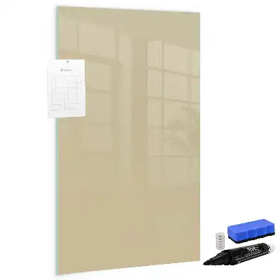 Magnetisk whiteboard i beige