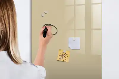 Magnetisk whiteboard i beige