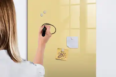 Magnetisk tørresletteboard i farven creme