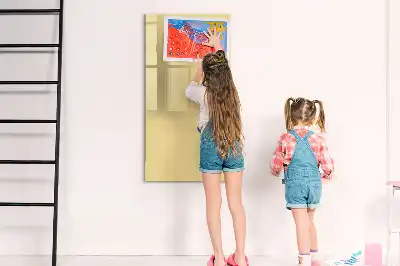 Magnetisk tørresletteboard i farven creme