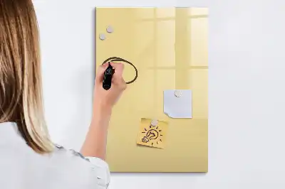 Magnetisk tørresletteboard i farven creme