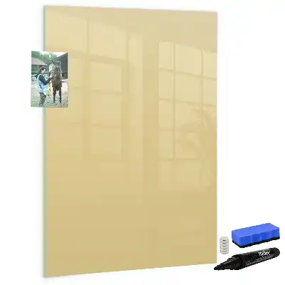Magnetisk tørresletteboard i farven creme