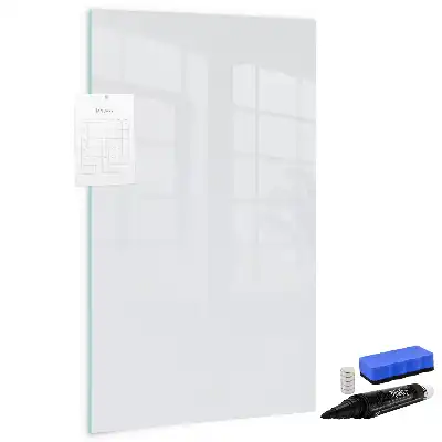 Magnetisk whiteboard i råhvid