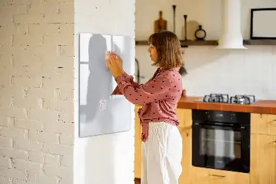 Magnetisk whiteboard i råhvid
