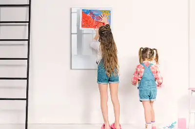Magnetisk whiteboard i råhvid