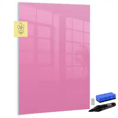 Tørreslette magnetisk board Lyserød