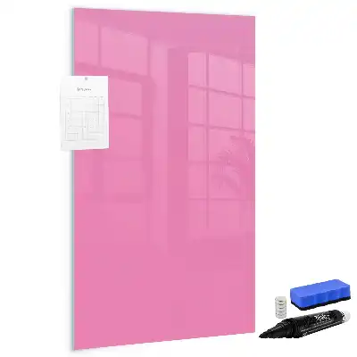 Tørreslette magnetisk board Lyserød