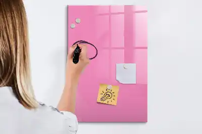 Tørreslette magnetisk board Lyserød