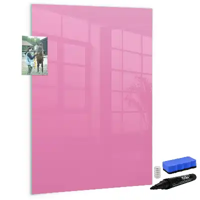 Tørreslette magnetisk board Lyserød