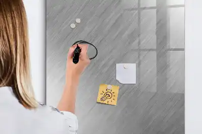 Magnetisk whiteboard med metallisk glans