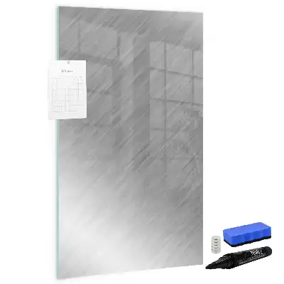 Magnetisk whiteboard med metallisk glans
