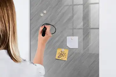 Magnetisk whiteboard med metallisk glans