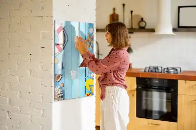 Magnetisk tørresletteboard sæt til strandelskere