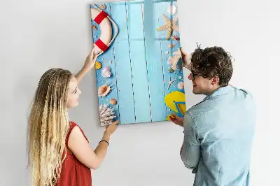 Magnetisk tørresletteboard sæt til strandelskere
