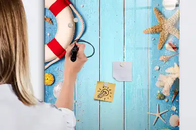 Magnetisk tørresletteboard sæt til strandelskere