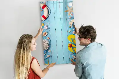 Magnetisk tørresletteboard sæt til strandelskere