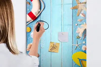 Magnetisk tørresletteboard sæt til strandelskere