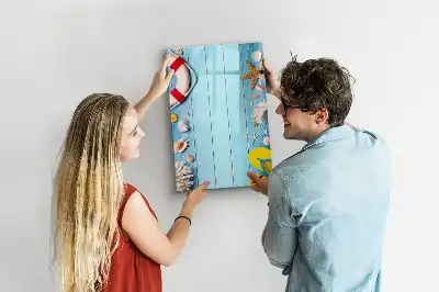 Magnetisk tørresletteboard sæt til strandelskere