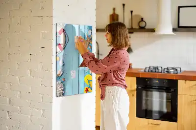 Magnetisk tørresletteboard sæt til strandelskere