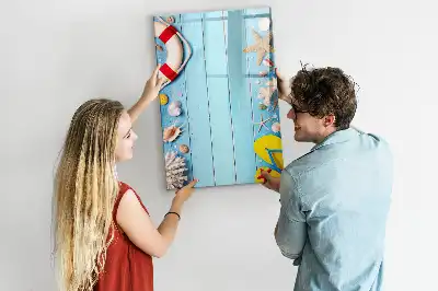 Magnetisk tørresletteboard sæt til strandelskere