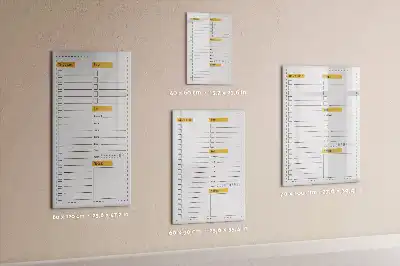 Magnetisk whiteboard til to-do-liste tørresletbar tavle