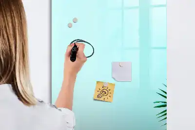 Magnetisk whiteboard med motiv af eksotiske blade