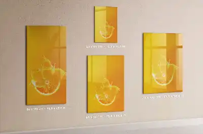 Magnetisk tørresletteboard Appelsinjuice