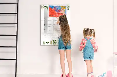 Magnetisk whiteboard til to-do-liste tørresletteboard