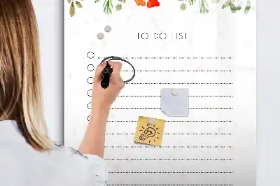 Magnetisk whiteboard til to-do-liste tørresletteboard
