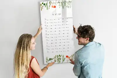 Magnetisk whiteboard til to-do-liste tørresletteboard