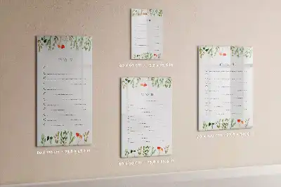 Magnetisk whiteboard til to-do-liste tørresletteboard