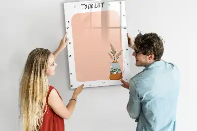 Magnetisk tavle til to-do-liste Tørreslette