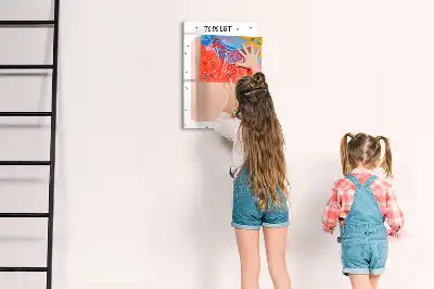 Magnetisk tavle til to-do-liste Tørreslette