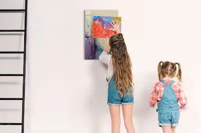 Tørreslette magnetisk board Farverig marmor