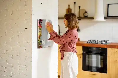 Magnetisk tavle med grøntsager udgave med træfigurer