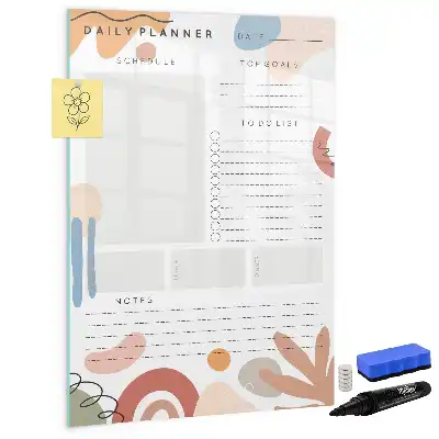 Magnetisk dagsplanner tørresletteboard